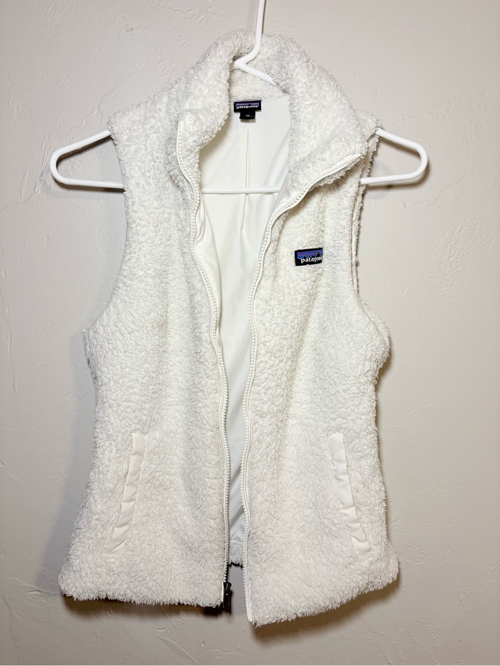 Patagonia Women’s Cream Sherpa Fleece Vest